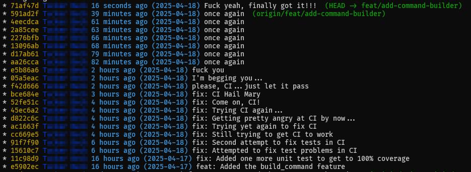 Praying the CI/CD god